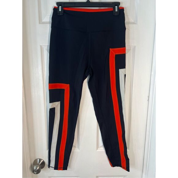 Free People Leggings Black and Orange Size Medium - Picture 1 of 9